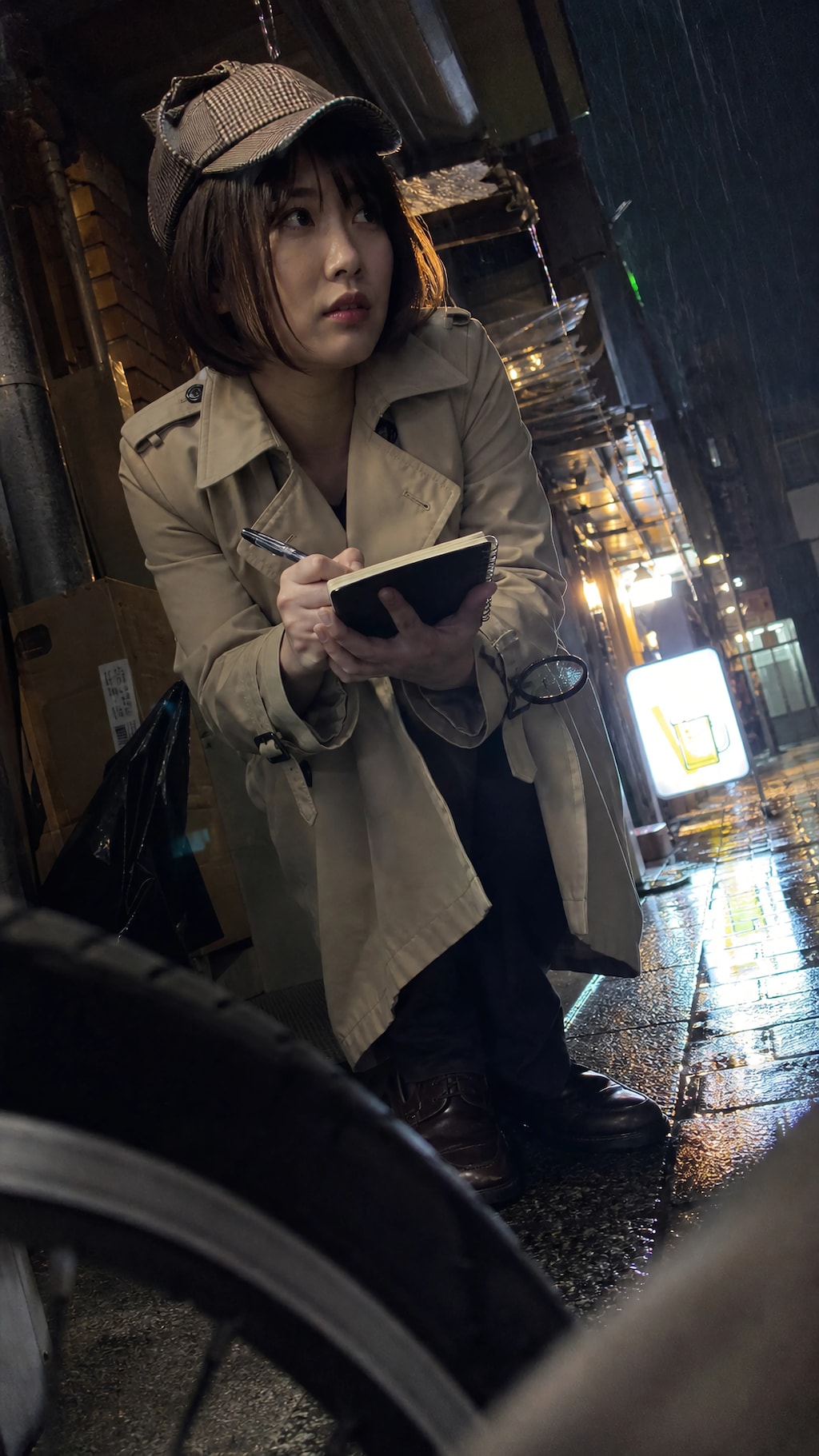 Rain Alley Detective Girl
