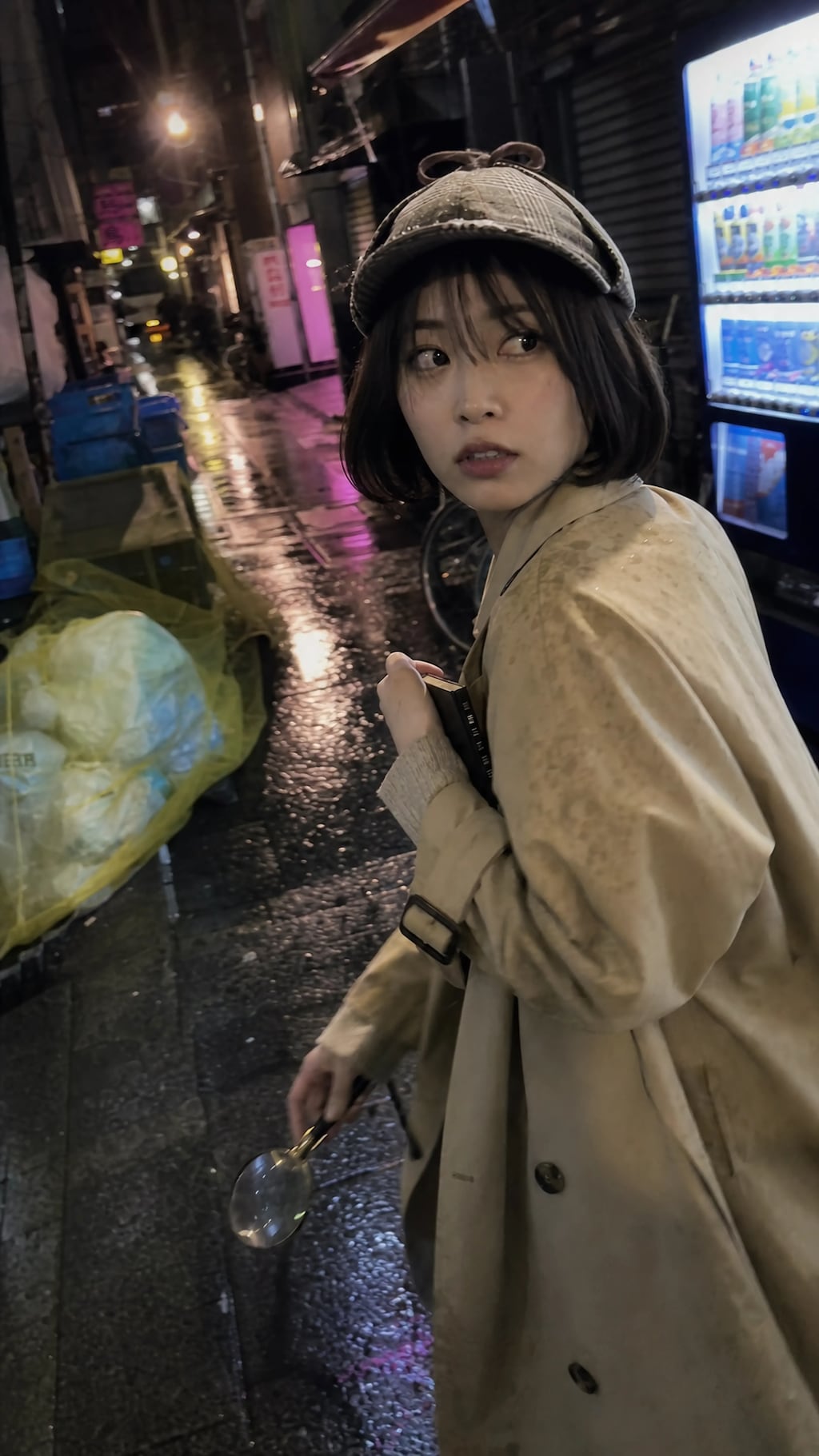 Rain Alley Detective Girl