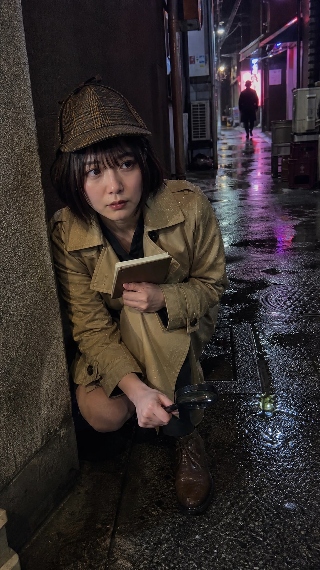 Rain Alley Detective Girl