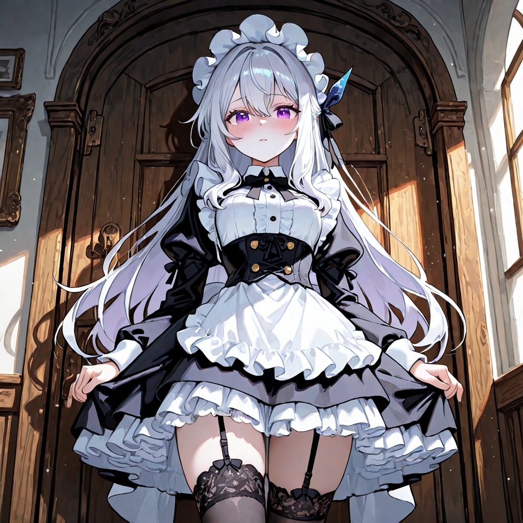 おはようございます、ご主人様・・・ | の人気AIイラスト・グラビア
