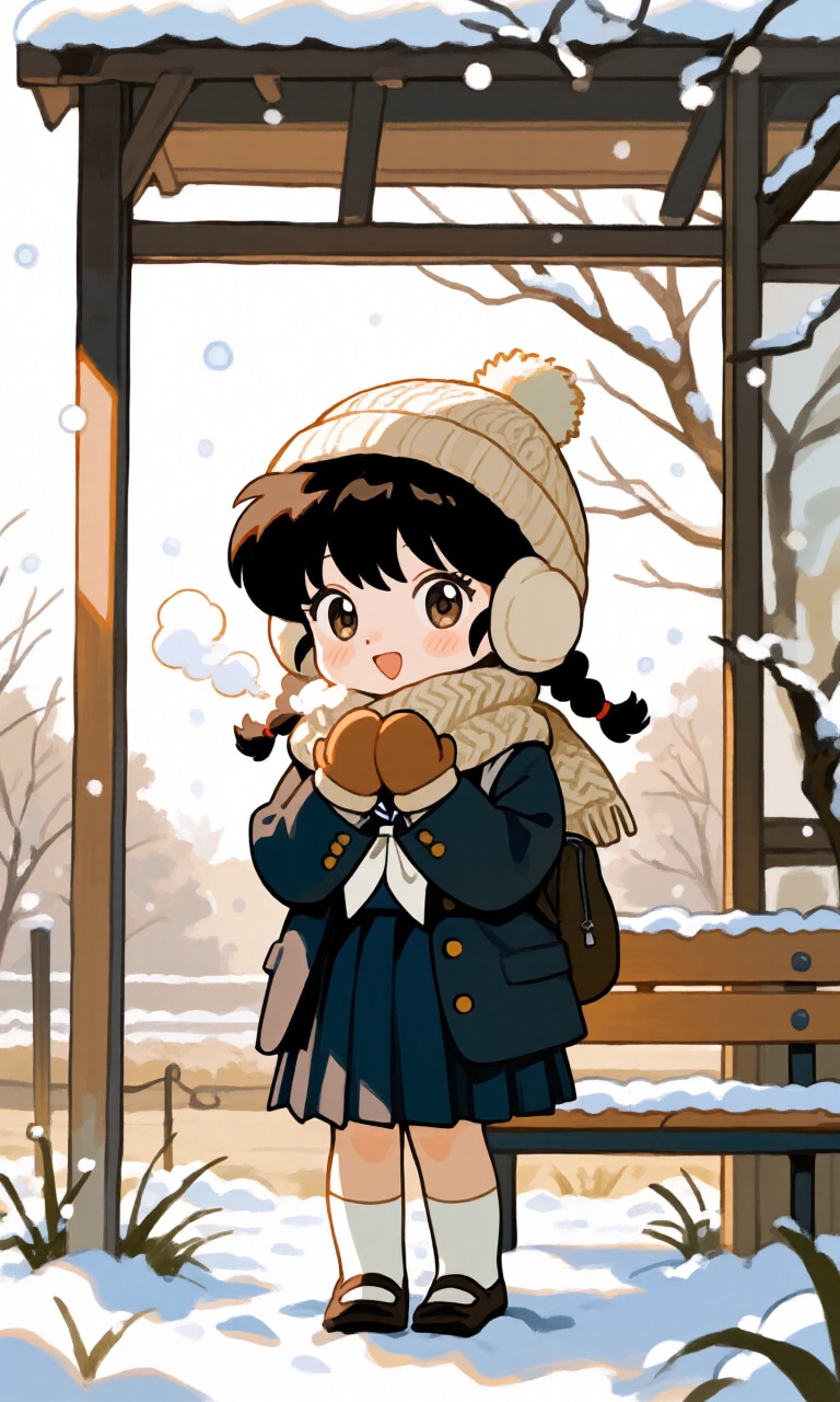 昭和、田舎のバス停 | の人気AIイラスト・グラビア