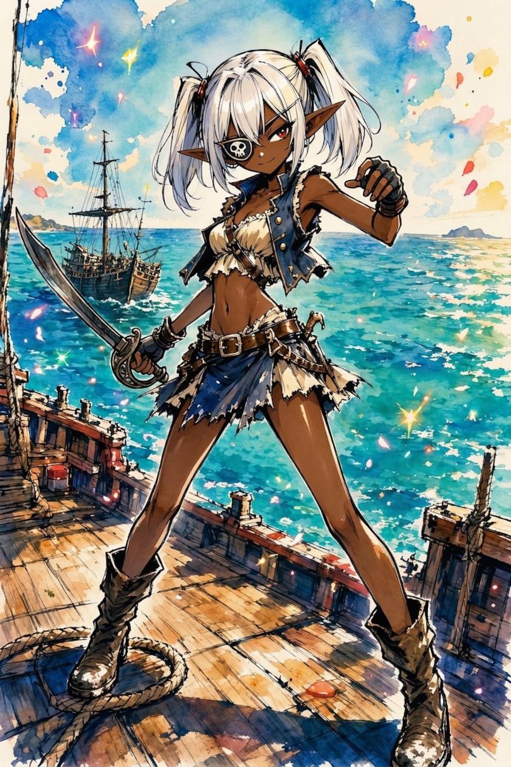 女海賊💀エルフ