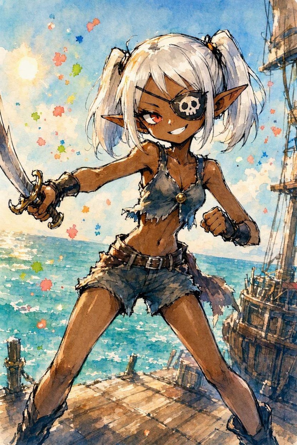 女海賊💀エルフ