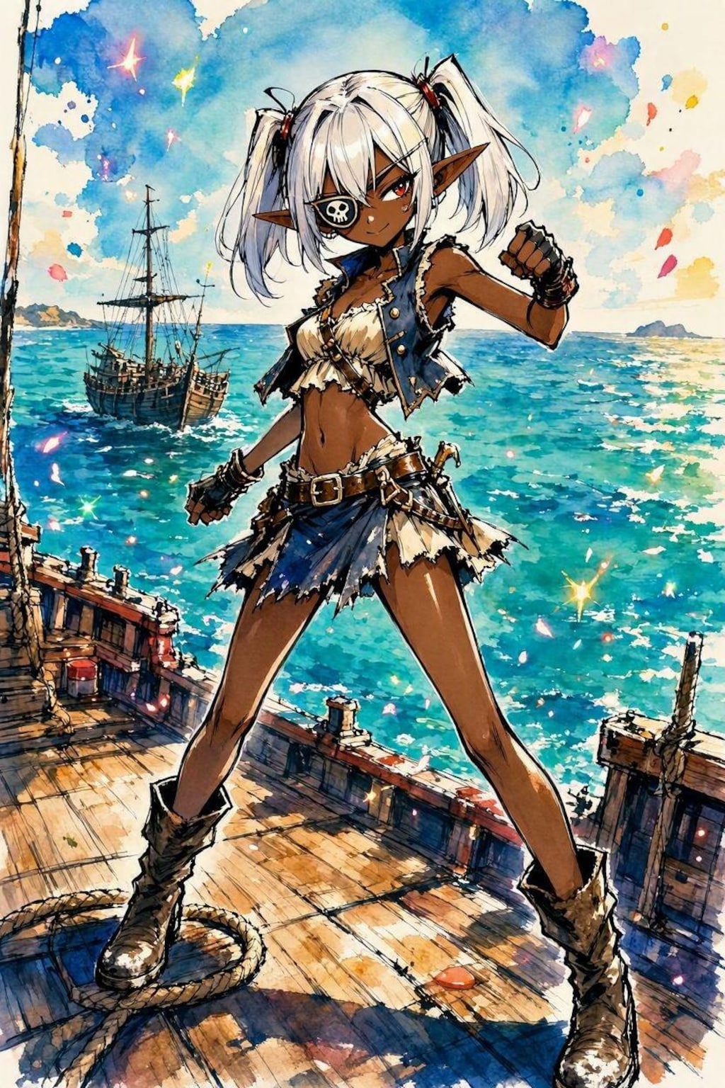 女海賊💀エルフ