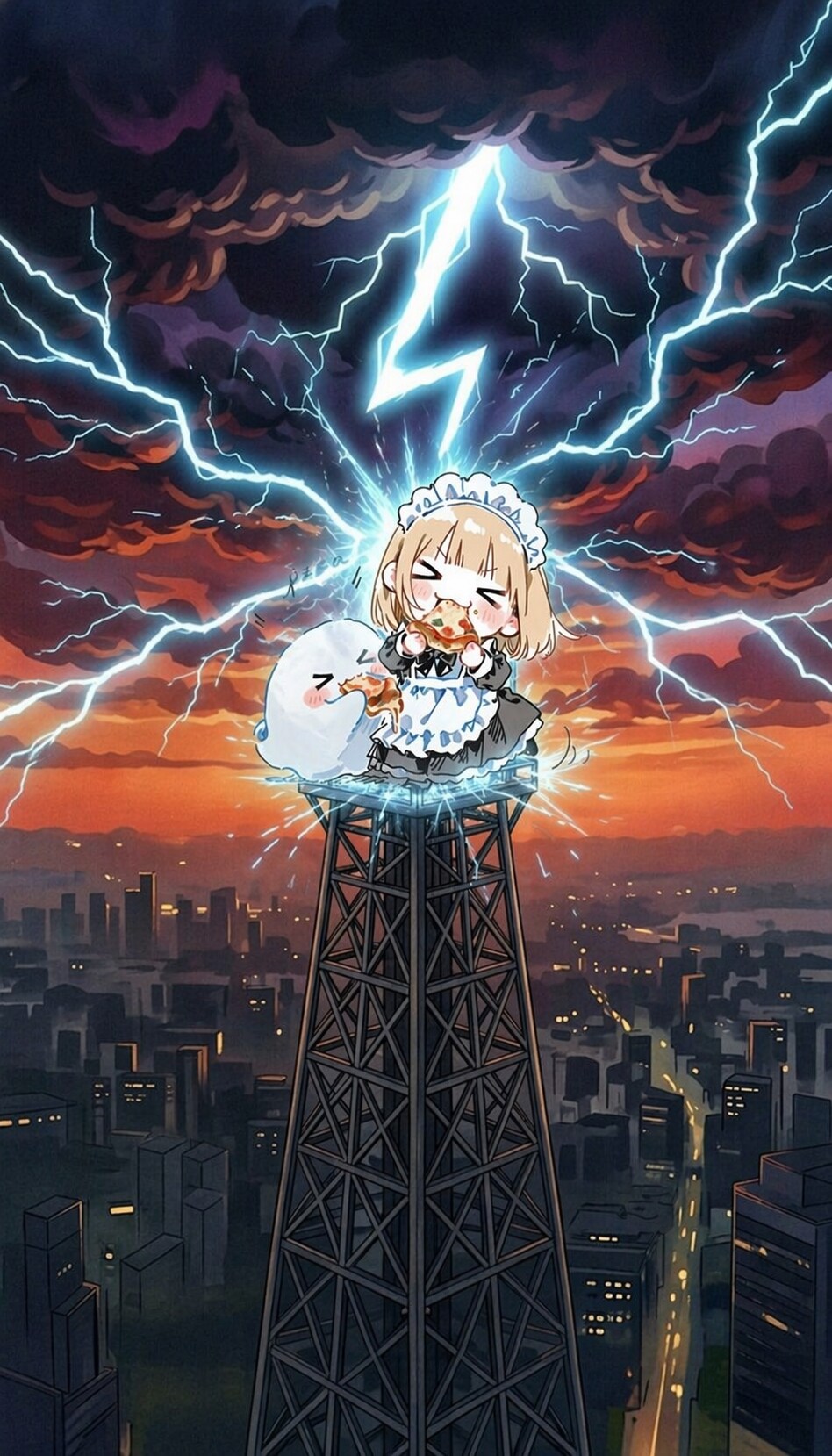 ( >ω<)🍕👻バイトするやでぇぇぇ！⚡