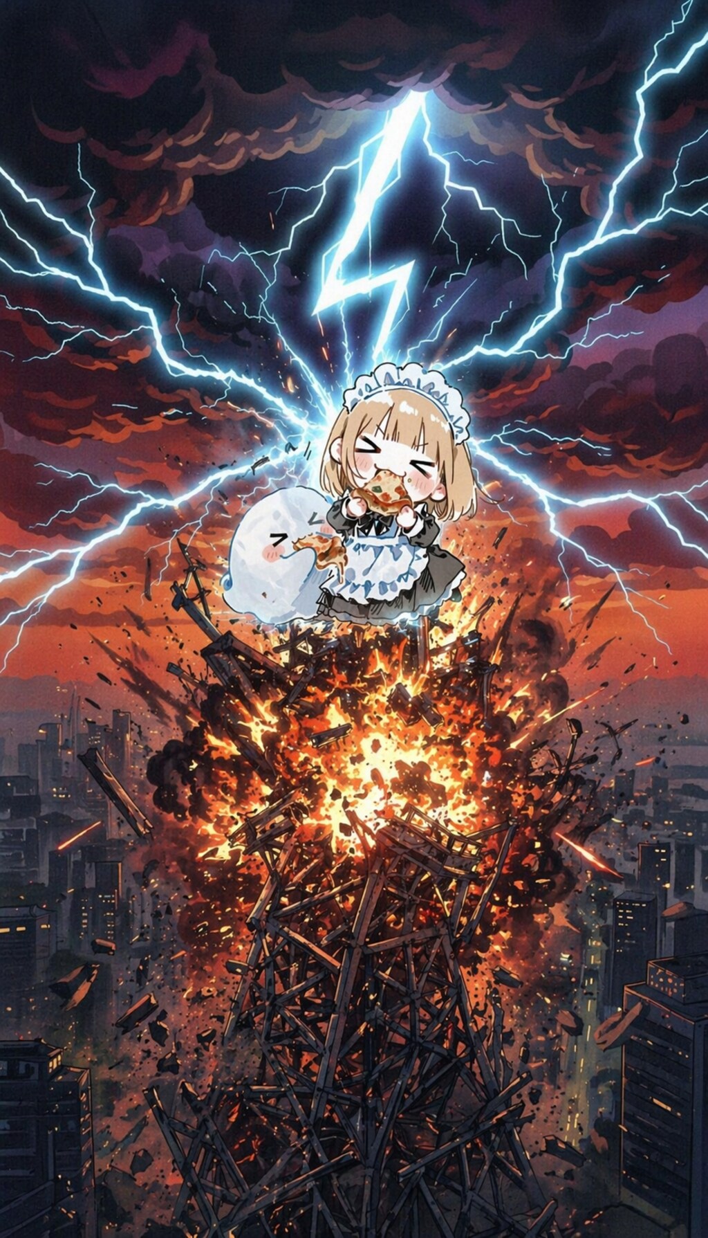 ( >ω<)🍕👻バイトするやでぇぇぇ！⚡