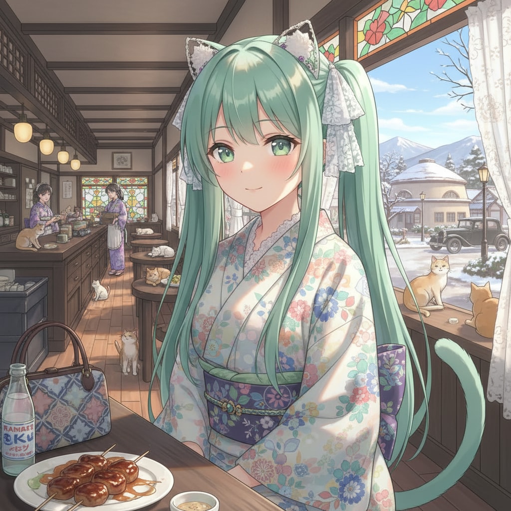 みどツイにゃん。 | の人気AIイラスト・グラビア