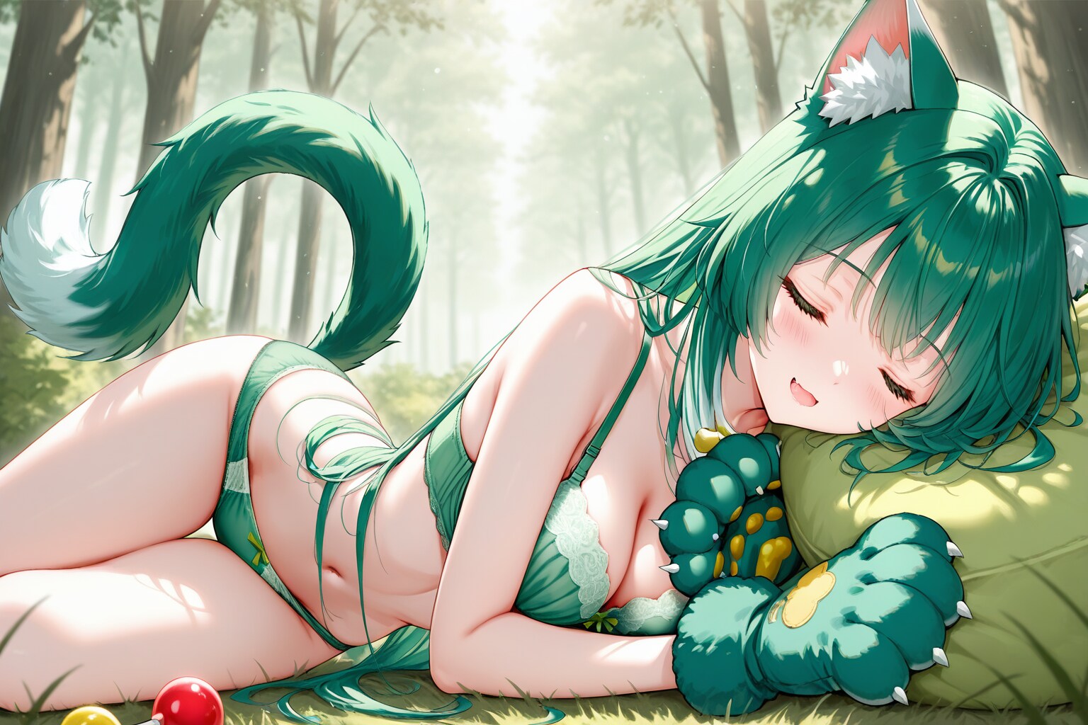 【#みんなのきみどり】を生成する過程でできた【#春眠】モデル: QILIN