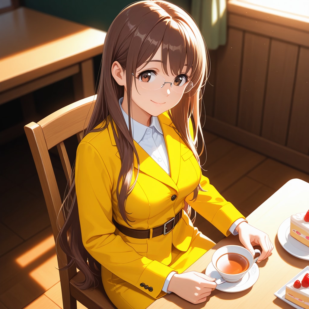 眼鏡っ子_「けいおん！」山中さわ子