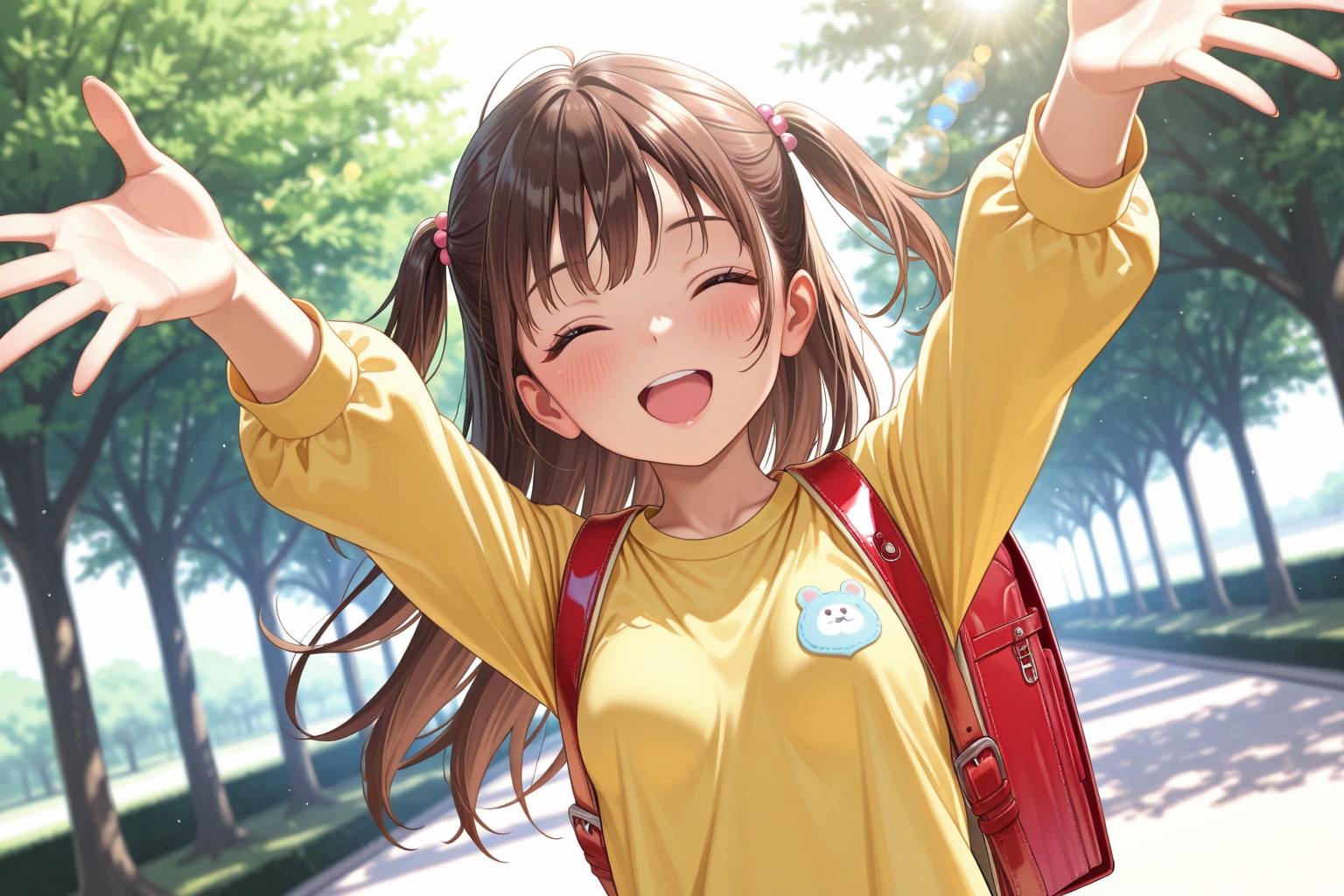 【100チャレ】「わーい！　頑張ろうね♪」 | の人気AIイラスト・グラビア
