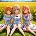高原で癒しのひと時 2枚目