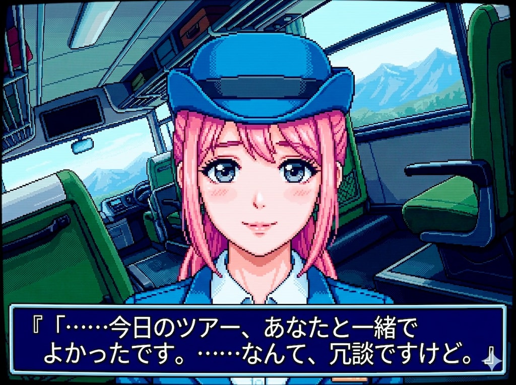 スーファミ画像風バスガイド