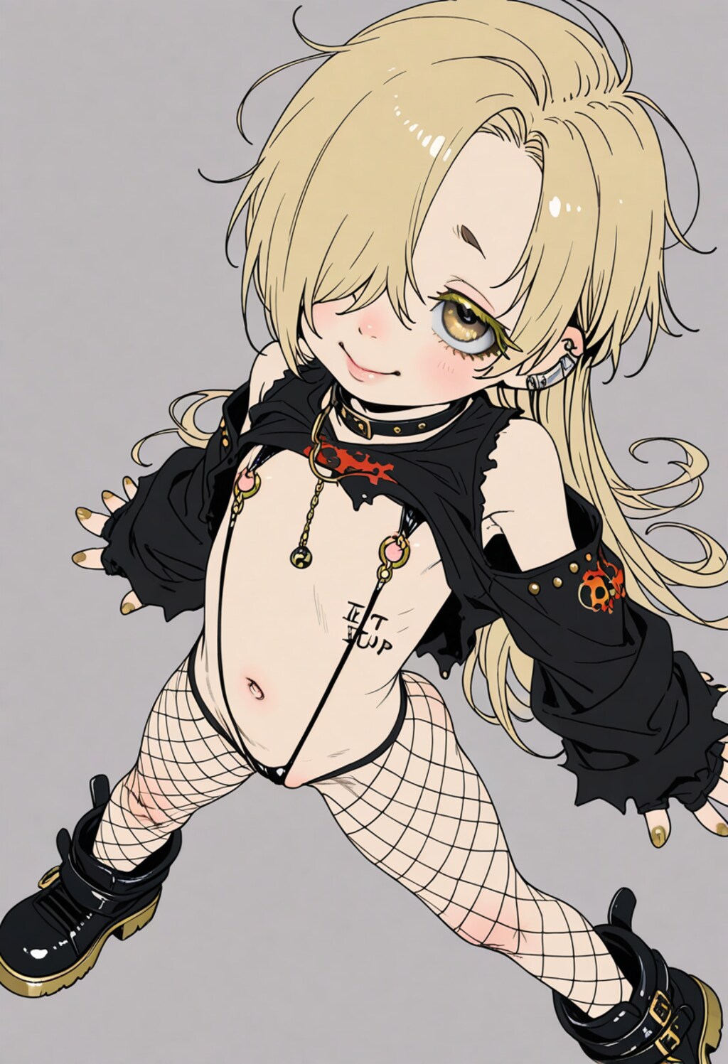 ほっそい脚にでっかい靴すこ