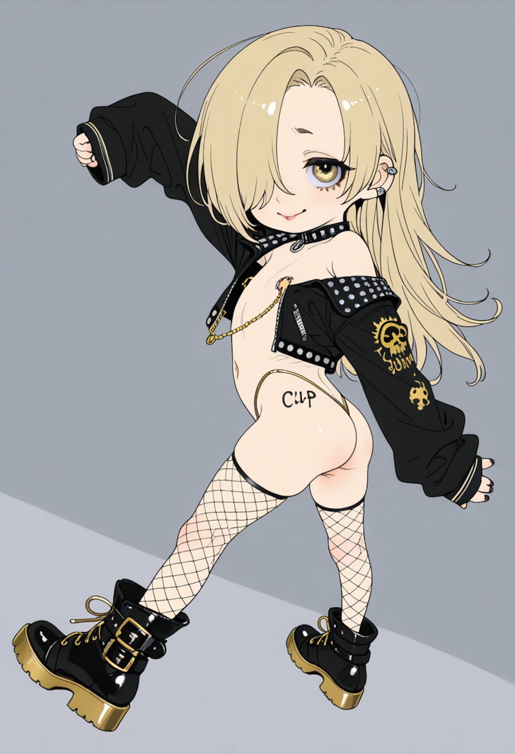 ほっそい脚にでっかい靴すこ