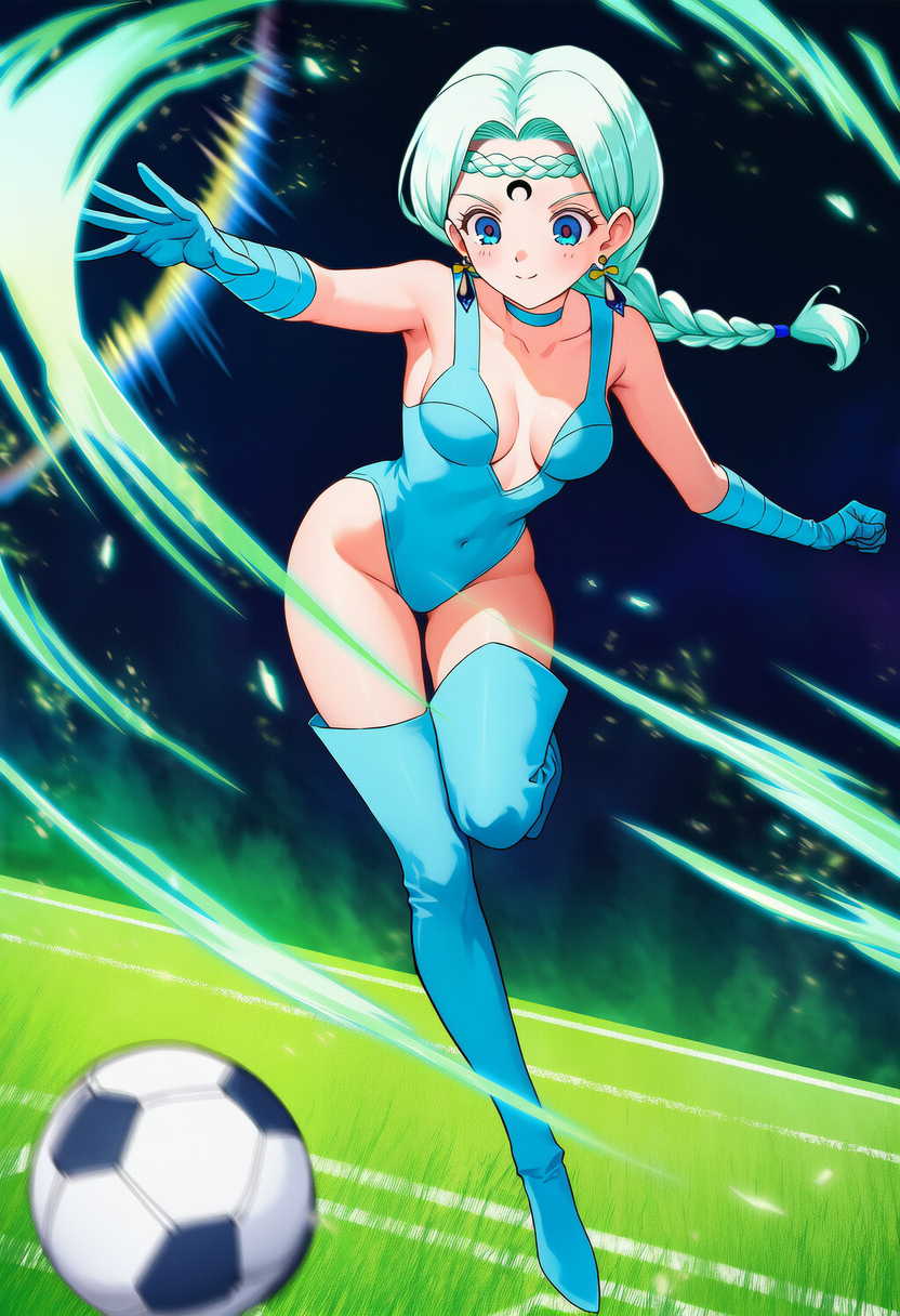 サッカーをするベルチェ