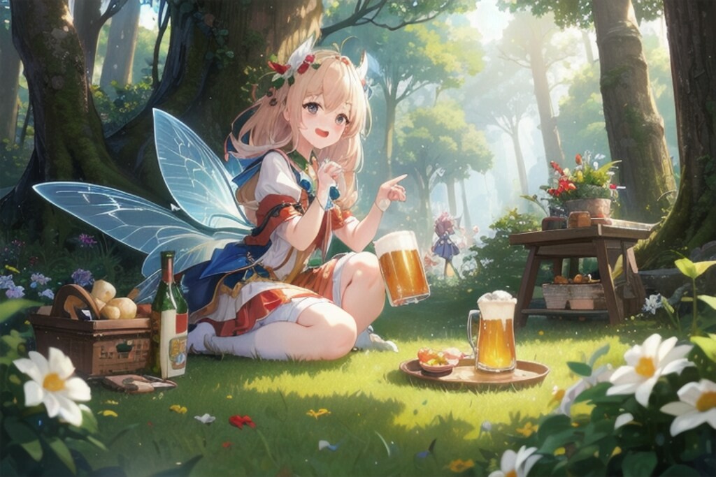 現世に戻れない妖精ビール