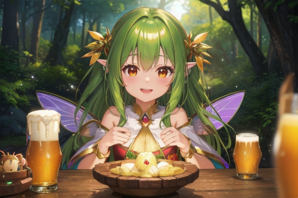 現世に戻れない妖精ビール