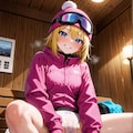 スノボの後は汗まみれ 5枚目