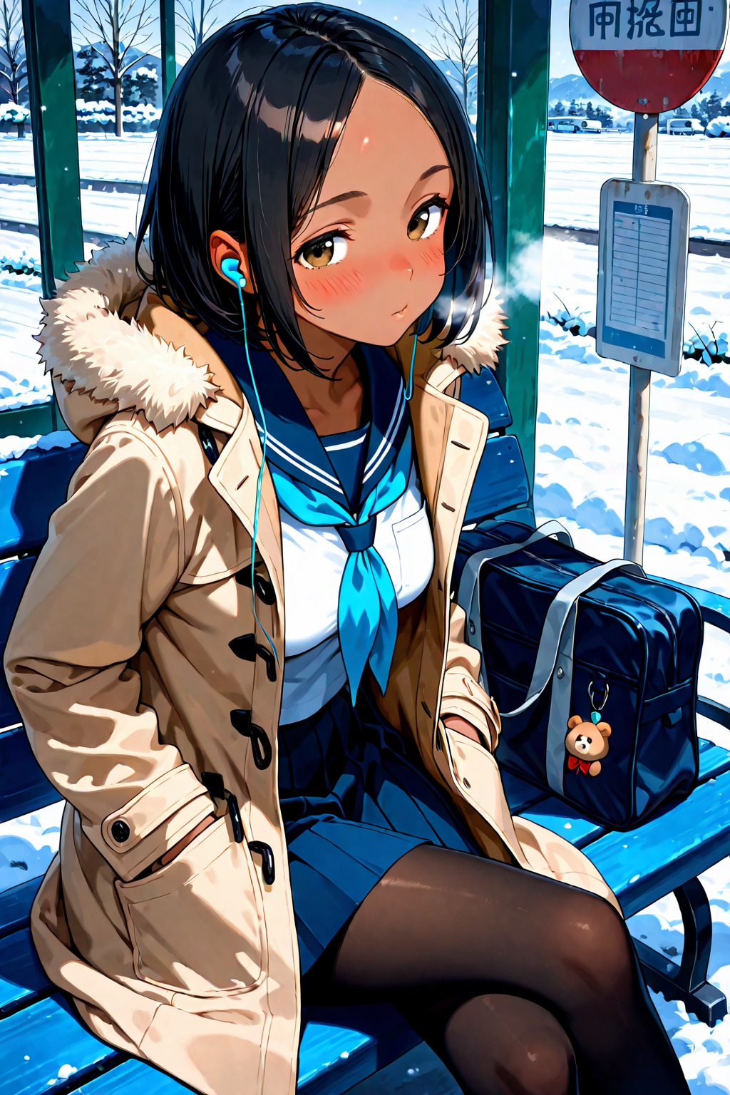 バスが来るまで