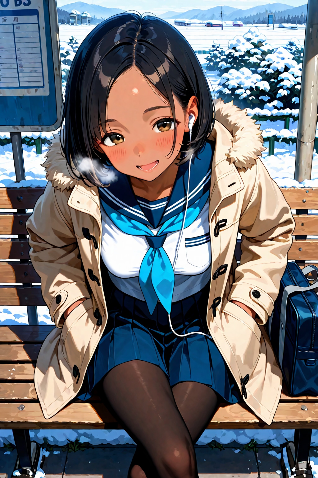 バスが来るまで