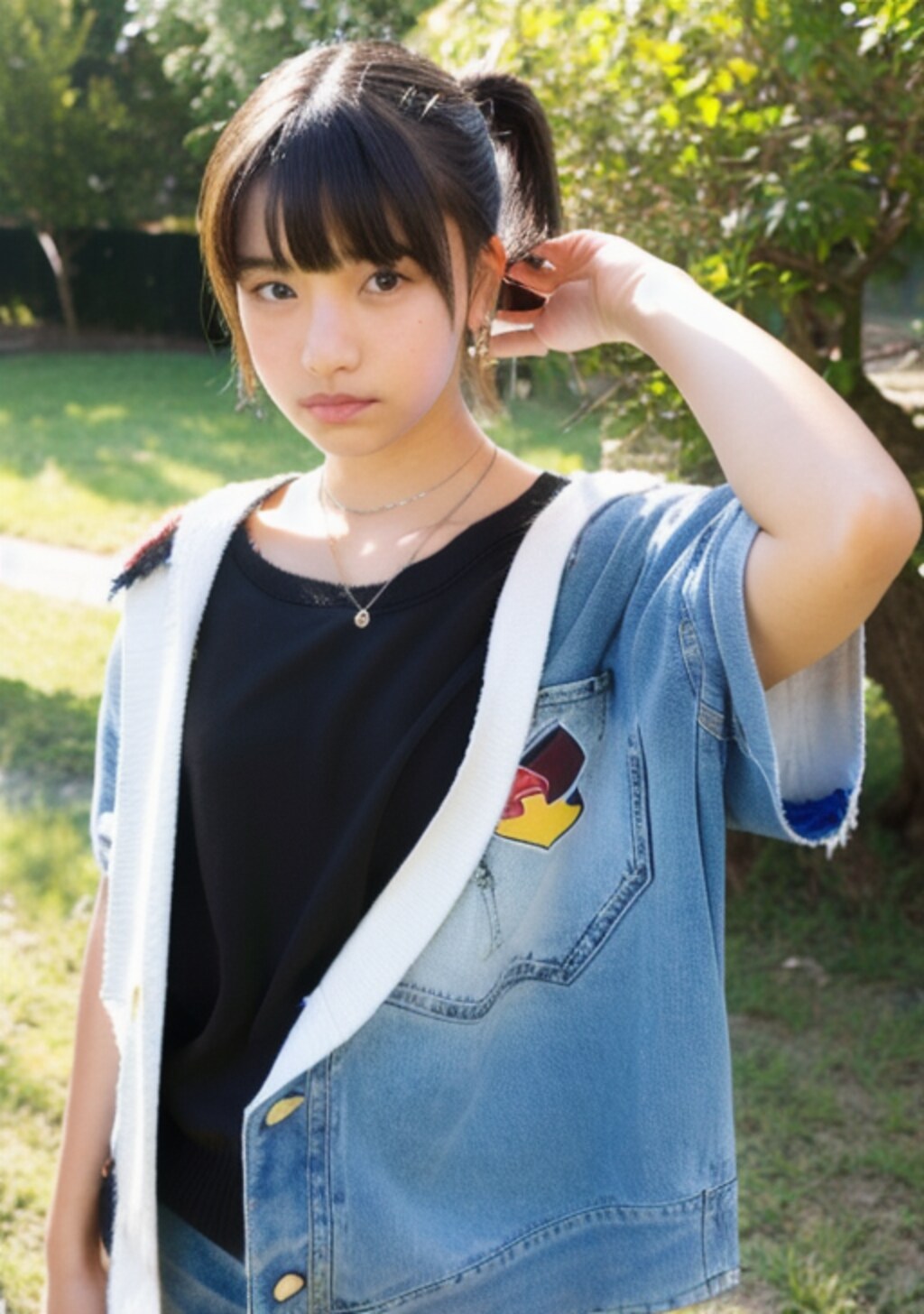 デニム　着こなし