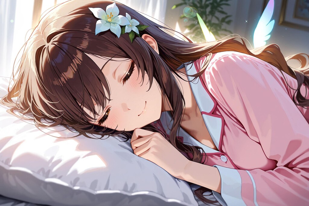 天使さん睡眠中