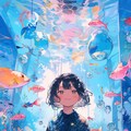 水の中って色んな音がいっぱいって笑う姉さん 3枚目