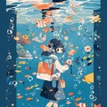 水の中って色んな音がいっぱいって笑う姉さん 5枚目