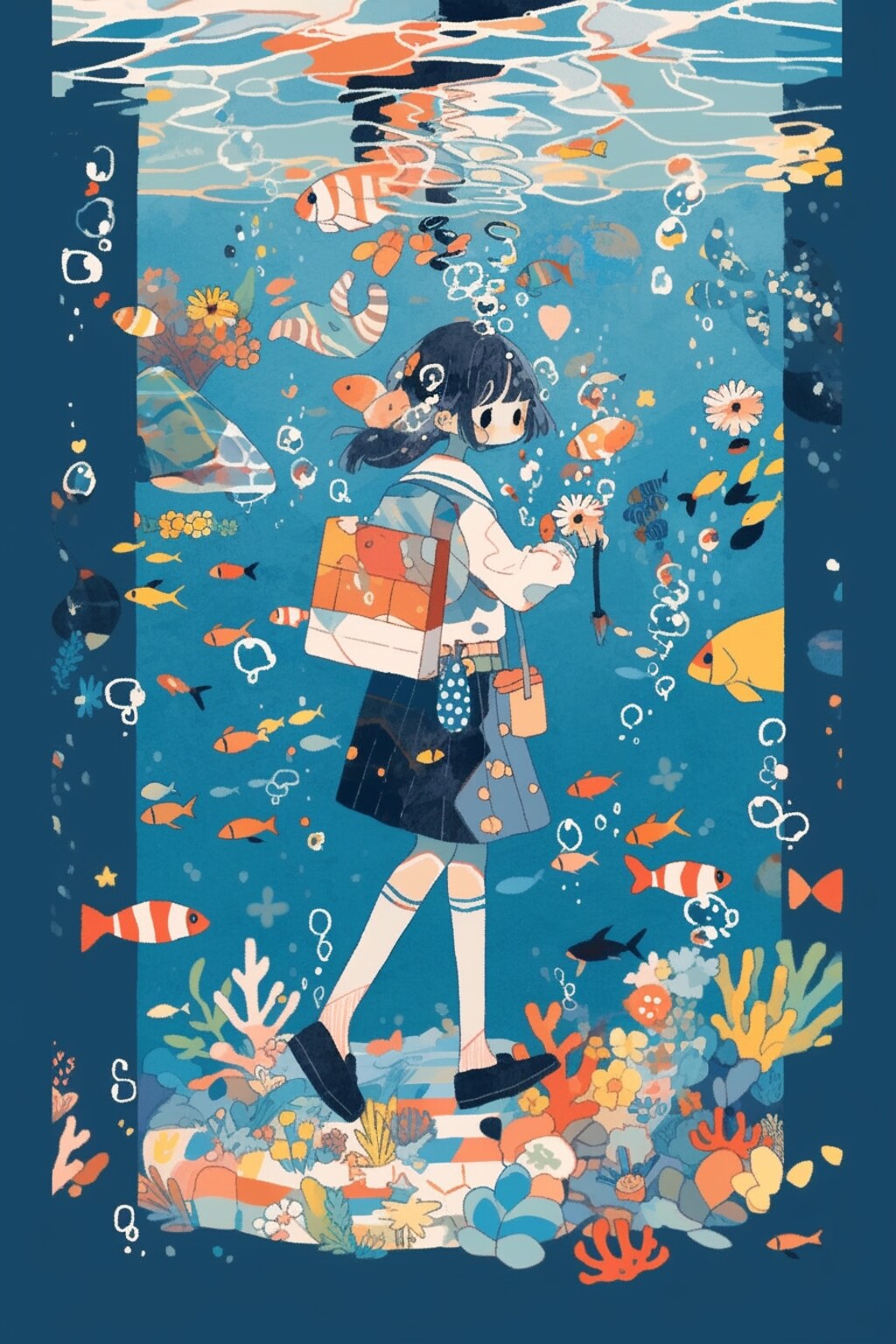 水の中って色んな音がいっぱいって笑う姉さん