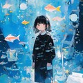 水の中って色んな音がいっぱいって笑う姉さん 6枚目