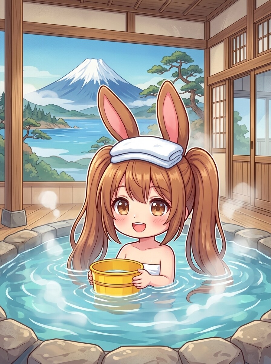 10月10日 #銭湯の日 | の人気AIイラスト・グラビア