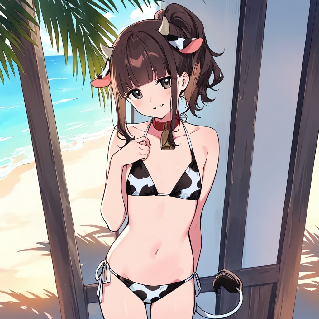 牛ビキニ雫ちゃん