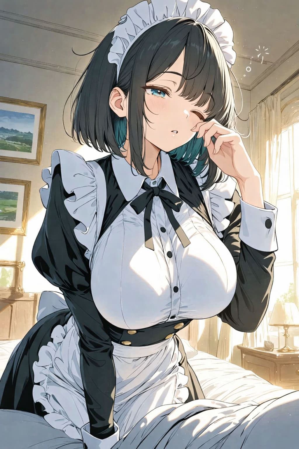 ふぁ～...おはようございますぅ