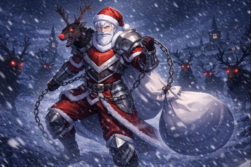 プレゼントに鎖を繋いでこっちにぶつけてくれる心優しきおじさん | の人気AIイラスト・グラビア