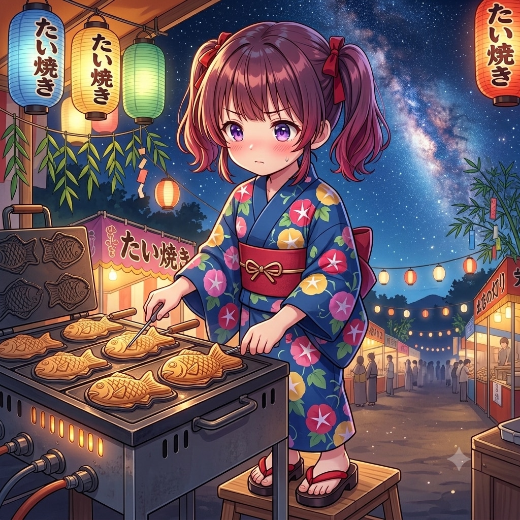 没落品集 幼女ちゃんの鉄板焼き＆タコ焼き、たい焼き
