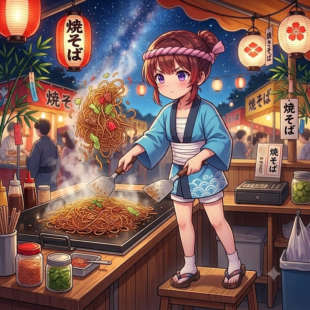 没落品集 幼女ちゃんの鉄板焼き＆タコ焼き、たい焼き
