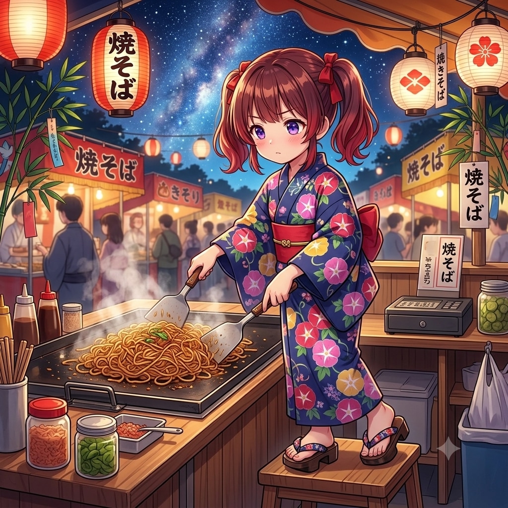 没落品集 幼女ちゃんの鉄板焼き＆タコ焼き、たい焼き