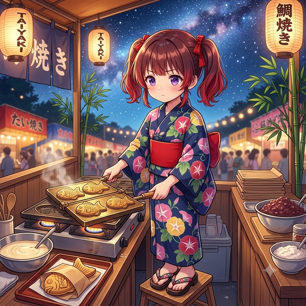 没落品集 幼女ちゃんの鉄板焼き＆タコ焼き、たい焼き