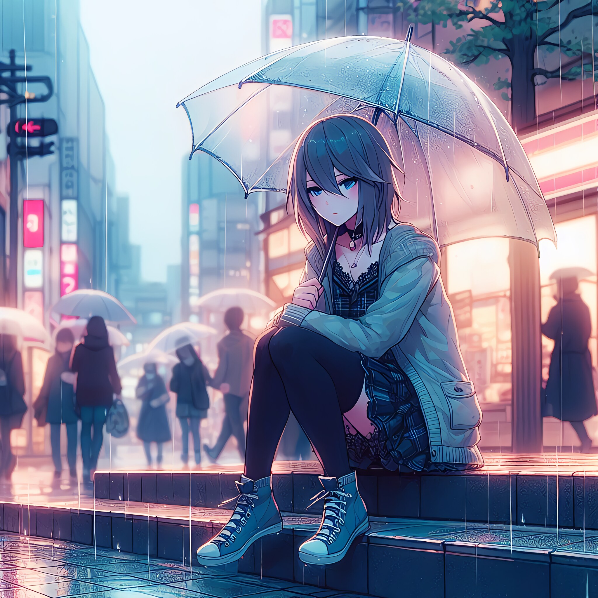12月の雨の日