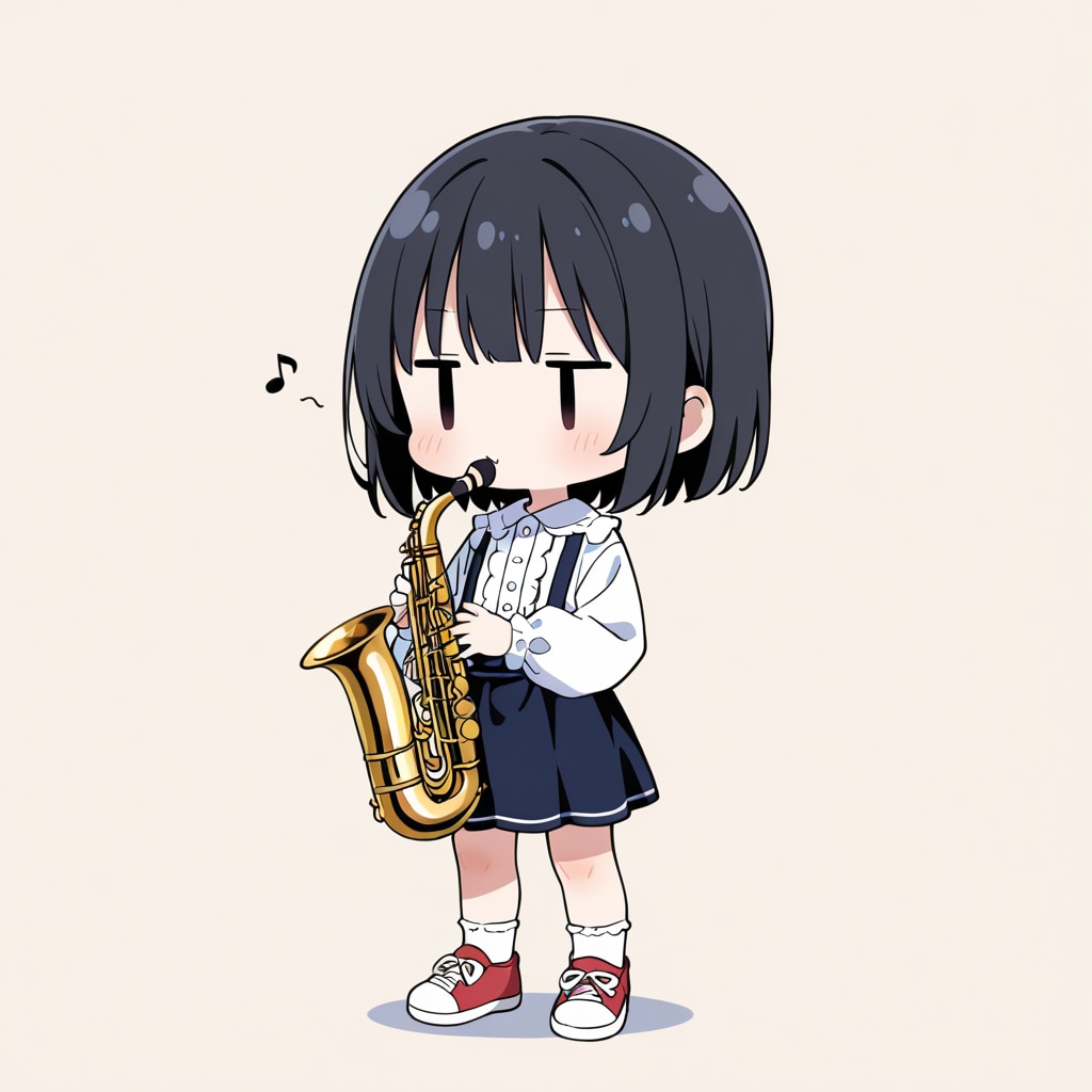 サックスを吹いてみる