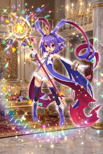 魔界戦記ディスガイア　魔法少女ラハールちゃん | の人気AIイラスト・グラビア