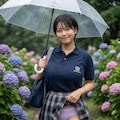 紫陽花パンチラ 2枚目