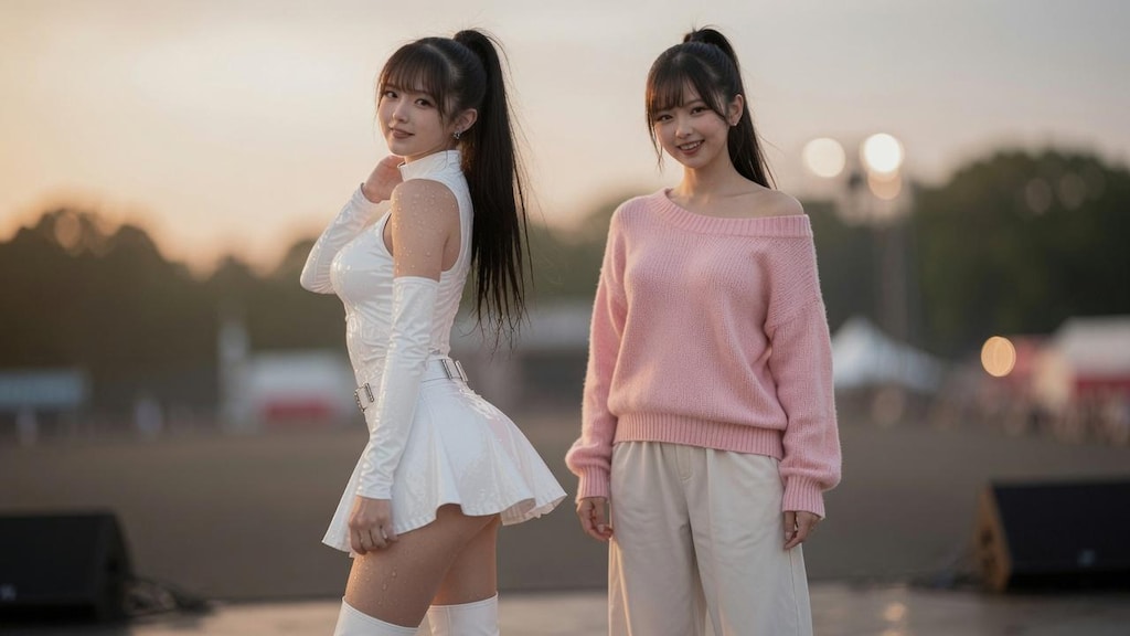 レースクイーンさんのファッションチェック