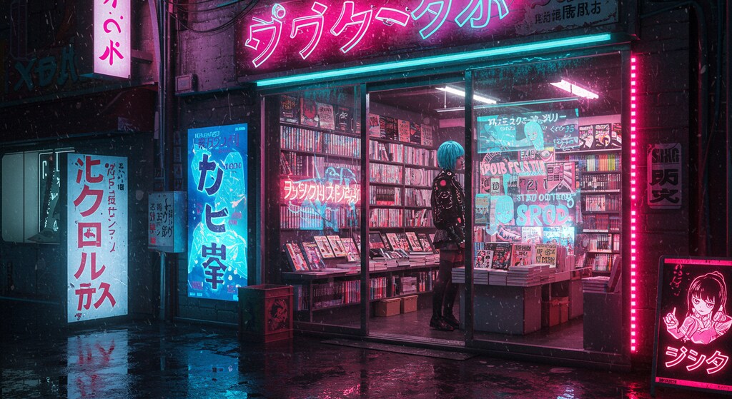 サイバーパンクな本屋