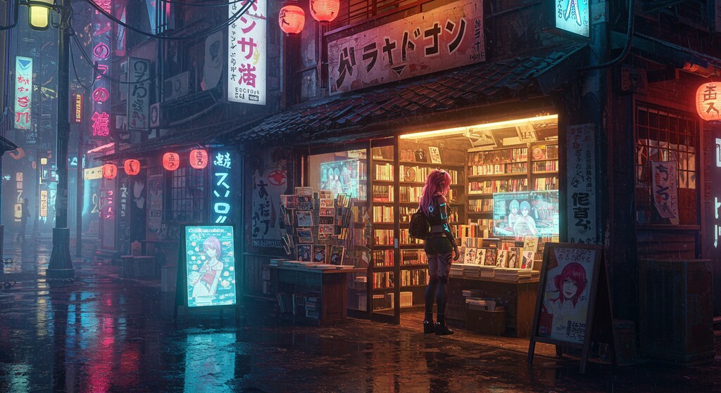 サイバーパンクな本屋
