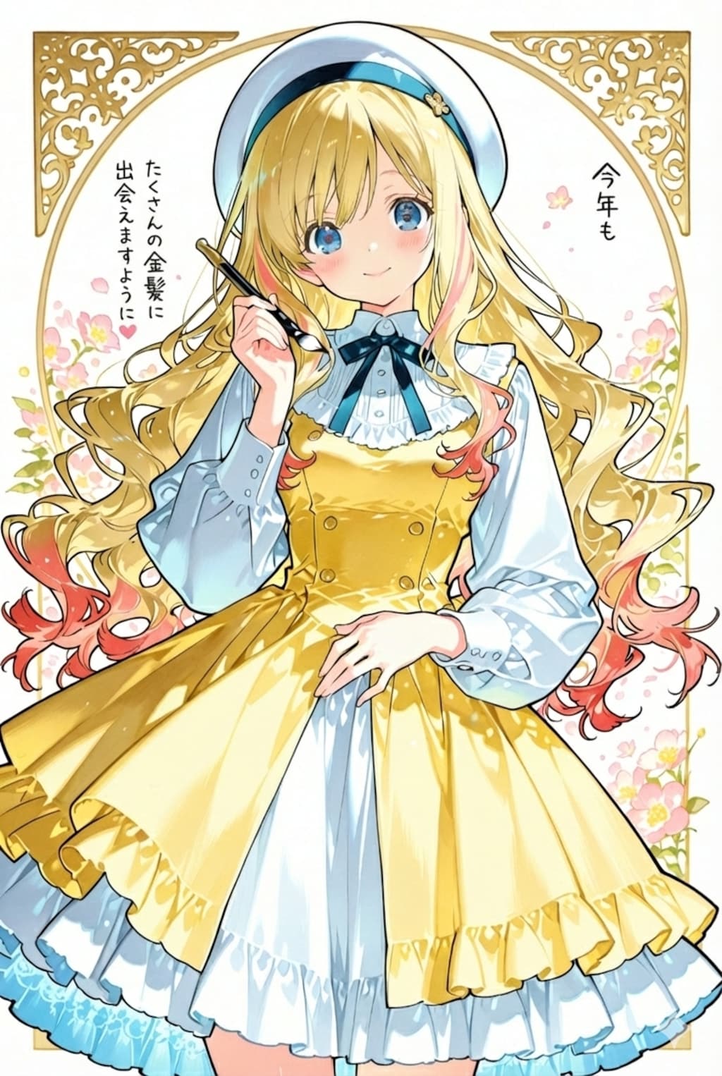 今年もたくさんの金髪と出会えますように　2026年元旦