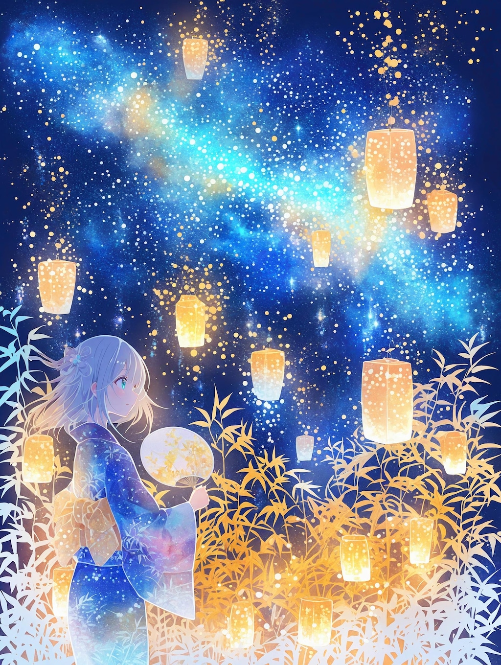 七夕の夜に願いを込めて