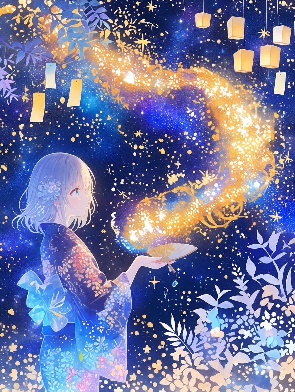 七夕の夜に願いを込めて