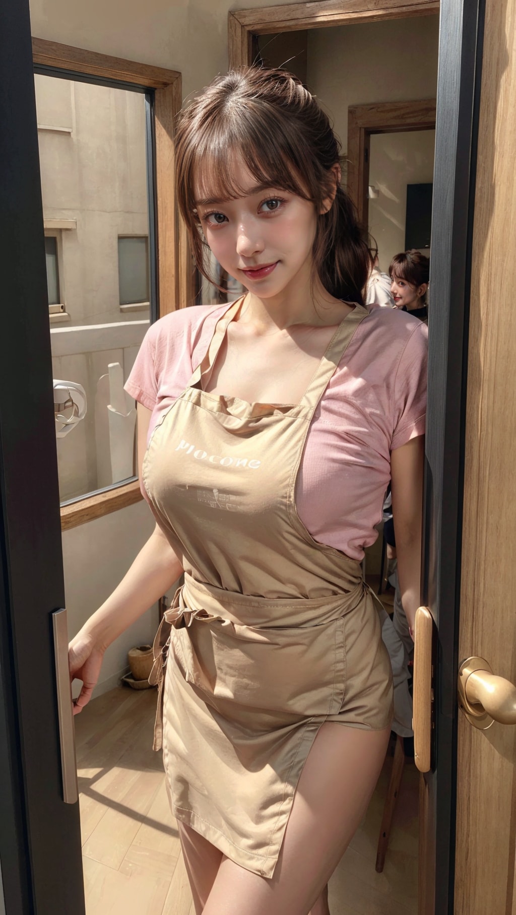 (不倫)相手を出迎える奥さん