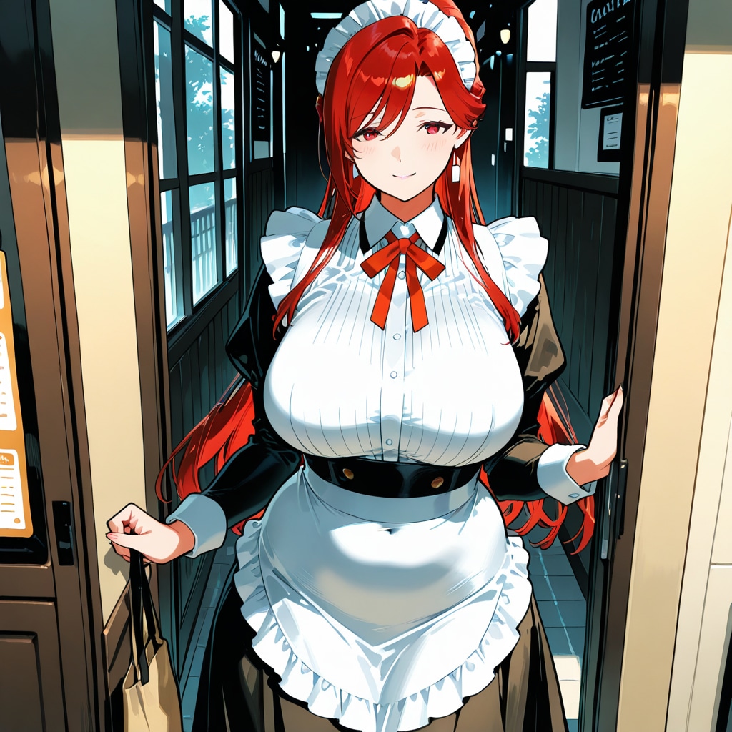 サイド流しで大人かわいい